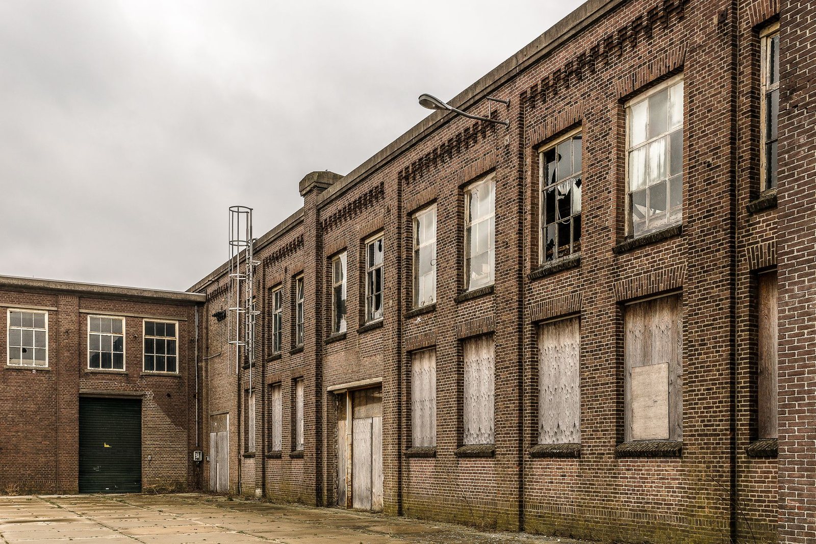 A former industrial building with potential environmental questions.